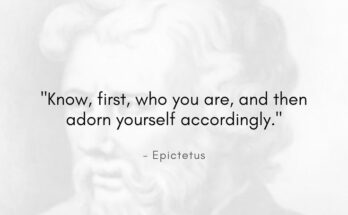 Know, First, Who You Are, and Then Adorn Yourself Accordingly